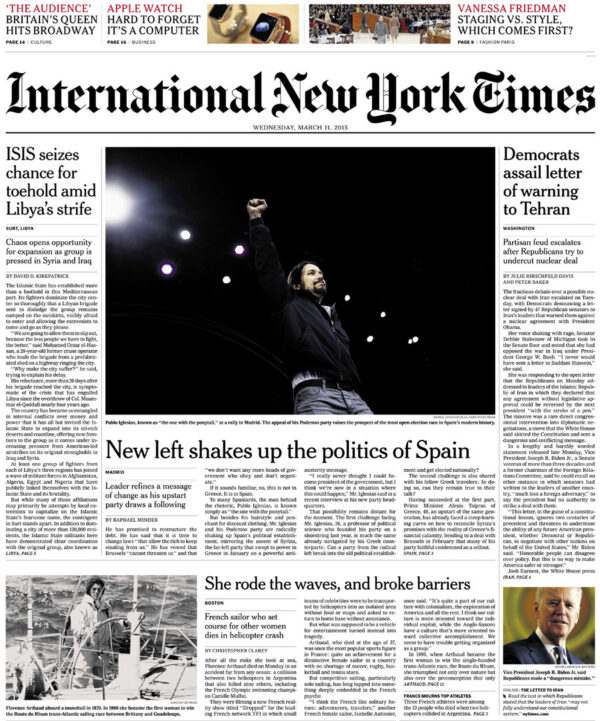 INT. NEW YORK TIMES