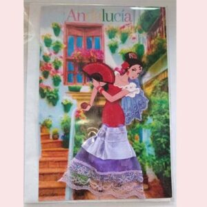 ANDALUCIA Balcones Traje Rojo-Morado